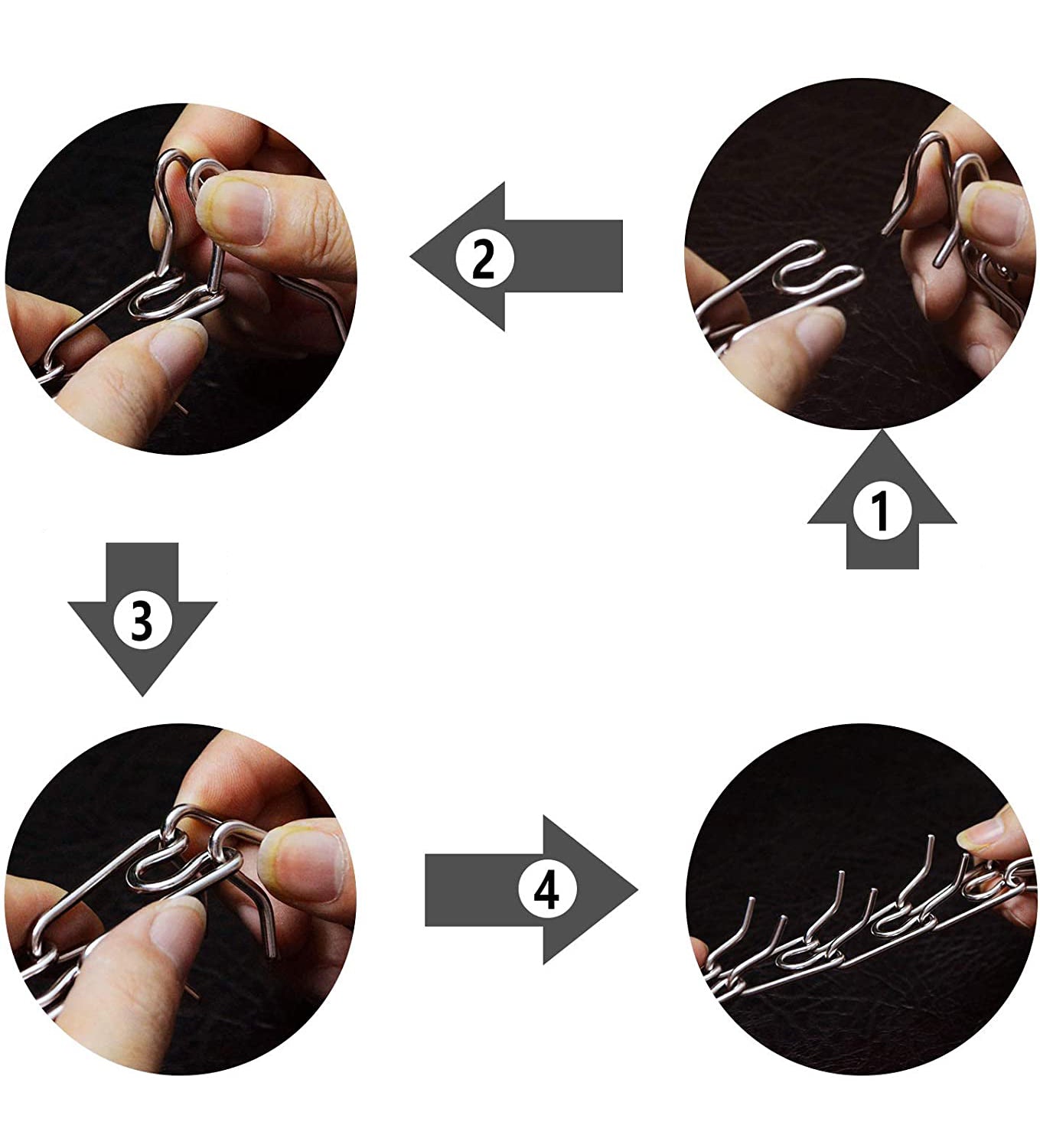 No Pull Dog Collar with Quick-Release Buckle,Adjustable Stainless Steel Tangle-Free 360° Swivel Collar for Small, Medium and Large Dogs