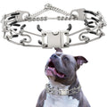 No Pull Dog Collar with Quick-Release Buckle,Adjustable Stainless Steel Tangle-Free 360° Swivel Collar for Small, Medium and Large Dogs