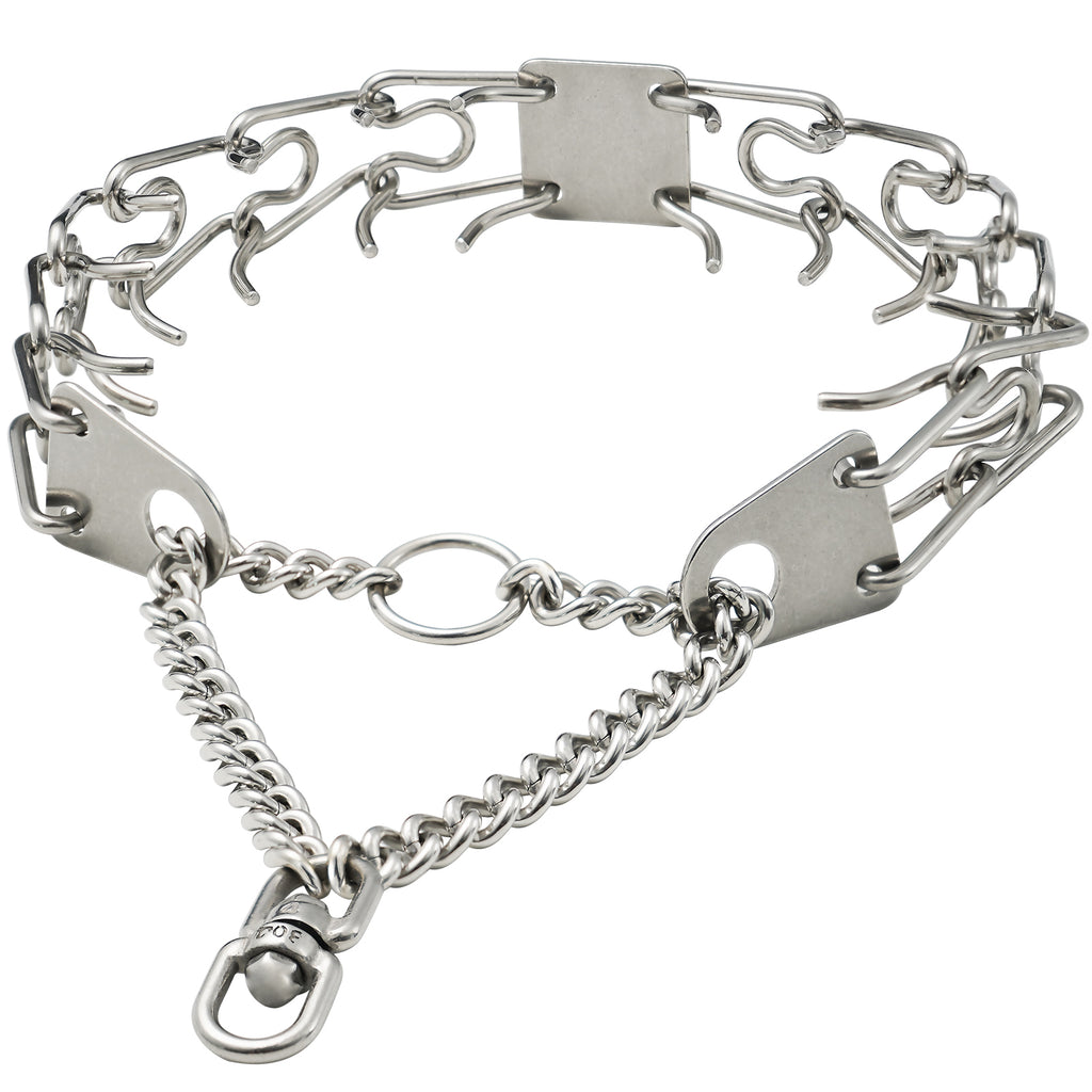 Ultra-Plus Prong Dog Training Collar Steel  Dog Prong Collar Pinch Collar for Dogs