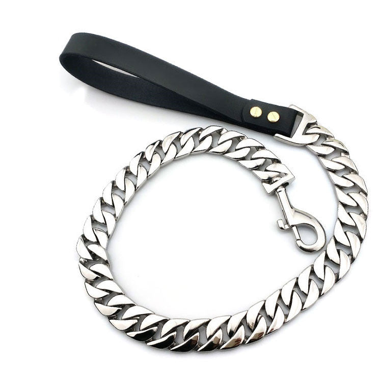 Gold Dog Chain Leash